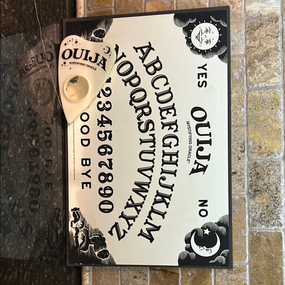 Black and White Enigmatic Puzzle Board